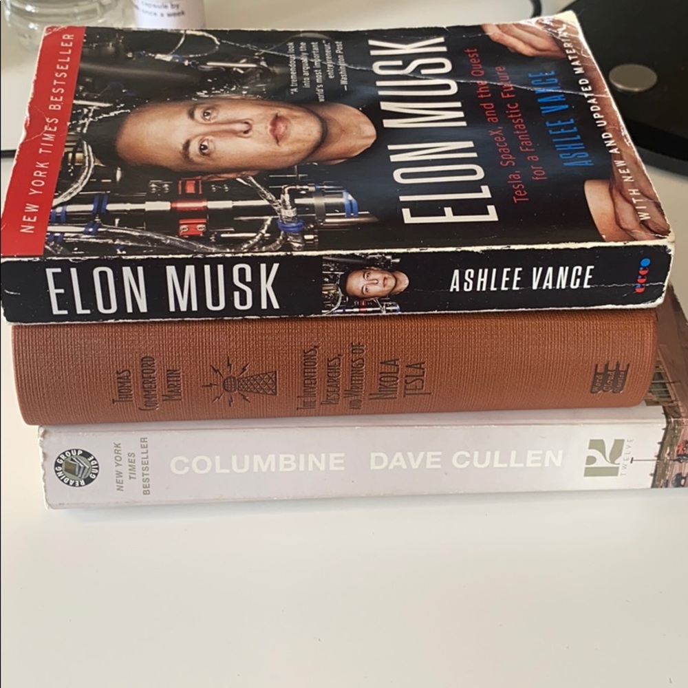 ✨Elon Musk, Nikola Tesla, Columbine Books +BUNDLE